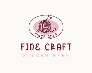 Handcrafted Yarn Crochet  logo design