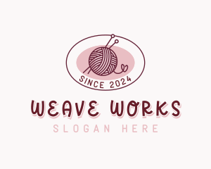 Handcrafted Yarn Crochet  logo design