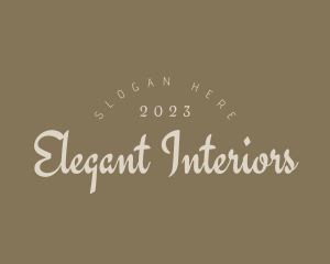 Elegant Cursive Company logo design