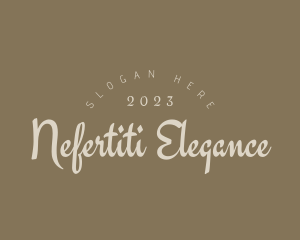 Elegant Cursive Company logo design