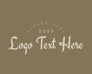 Elegant Cursive Company Logo