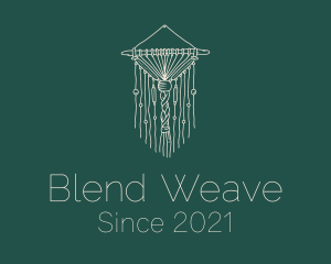 Macrame Boho Curtain logo design