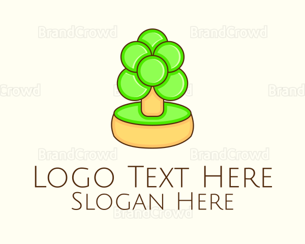 Mini Bonsai Tree Logo