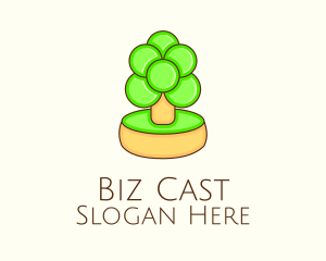 Tree Planting - Mini Bonsai Tree logo design