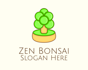 Bonsai - Mini Bonsai Tree logo design