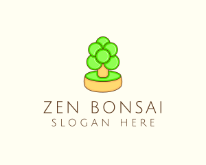 Mini Bonsai Tree logo design