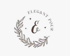 Elegant Floral Boutique logo design