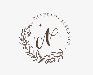 Elegant Floral Boutique logo design