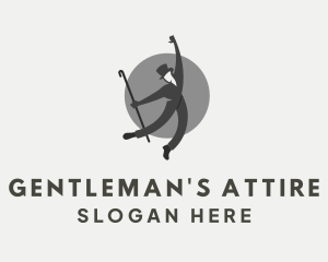 Gray Gentleman Dancer logo design