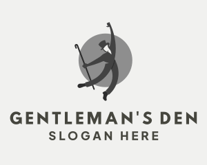 Gray Gentleman Dancer logo design