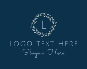 Spring - Ornamental Flower Wreath logo design