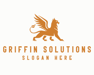 Griffin - Luxury Mythical Griffin logo design