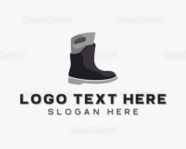 Rain Boots Shoe Logo