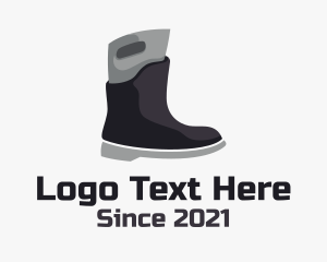 Bootmaker - Modern Rain Boots logo design