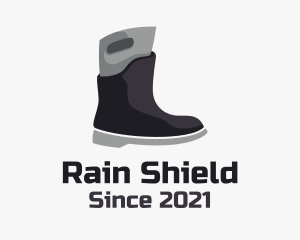 Modern Rain Boots logo design