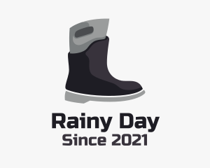 Modern Rain Boots logo design