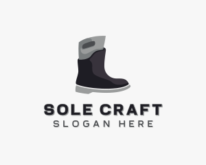 Modern Rain Boots logo design