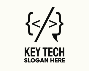 Tech Programming Code logo design