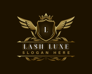 Luxury Crown Shield  logo design