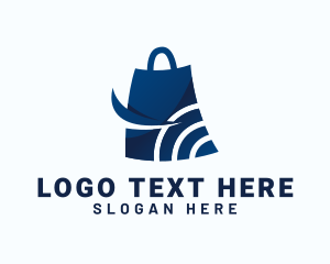 Mall - Retail Shopping Bag logo design