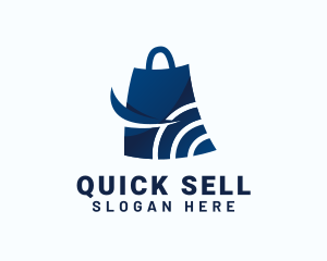 Sell - Retail Shopping Bag logo design