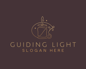 Candle Light Wellness logo design