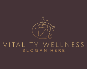 Candle Light Wellness logo design