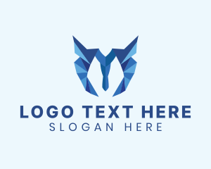 Web Design - Gaming Crystal Letter M logo design