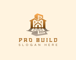 Architect Building Apartment logo design