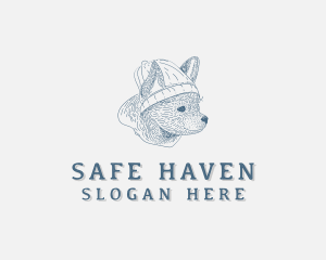 Veterinary Dog Shelter logo design