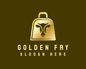 Golden Cow Bell logo design