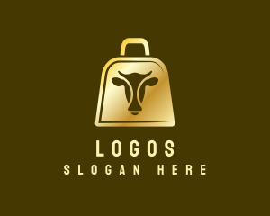 Horns - Golden Cow Bell logo design