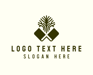 Gardening - Tree Book Learning logo design