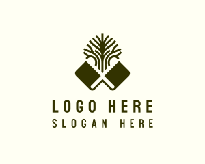 Sustainable - Tree Book Learning logo design