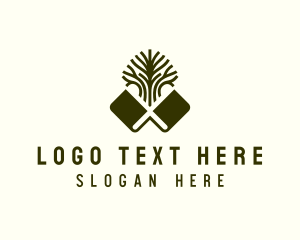 Leaves - Tree Book Learning logo design
