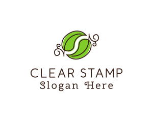 Green Herbal Leaves logo design