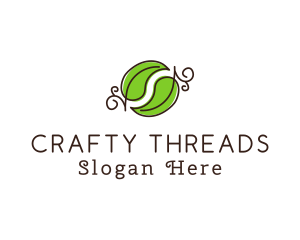 Green Herbal Leaves logo design