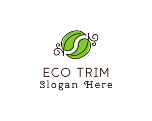 Green Herbal Leaves logo design