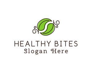 Green Herbal Leaves logo design