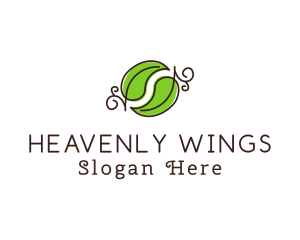 Green Herbal Leaves logo design