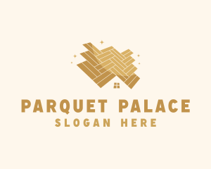 Parquet - House Flooring Tile logo design