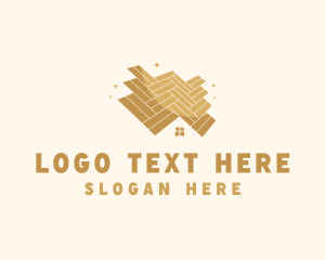 Parquet - House Flooring Tile logo design