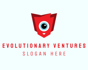 Mutant - Cute Cyclops Eye logo design