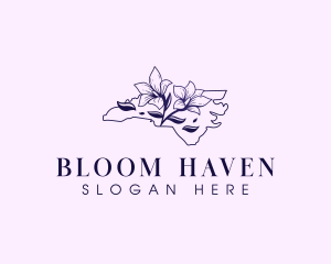 North Carolina Flower logo design