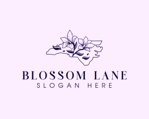 North Carolina Flower logo design