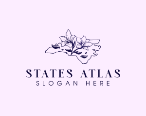 North Carolina Flower logo design