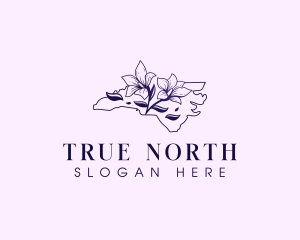 North Carolina Flower logo design