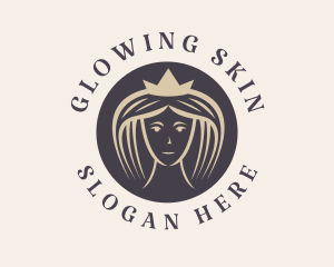 Esthetician - Queen Lady Crown logo design