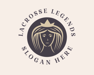 Queen Lady Crown  logo design