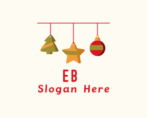 Decorative Christmas Ornament Logo